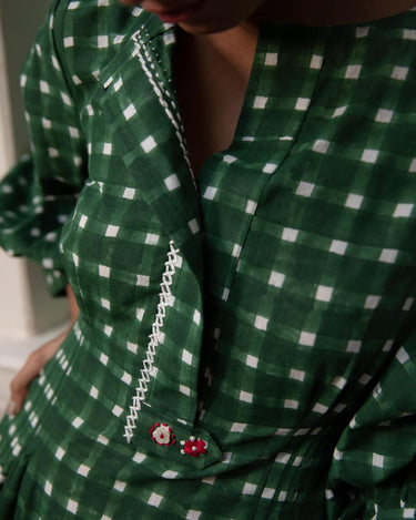 the-jodi-life-hand-crafted-green-checks-dress